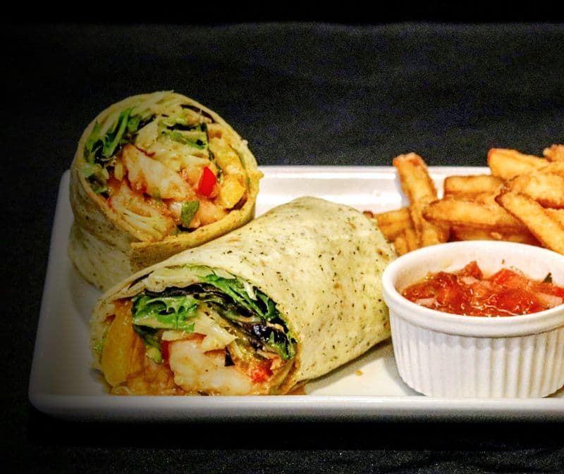 Cajun Prawn Wrap