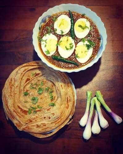 Egg Masala & Porotta